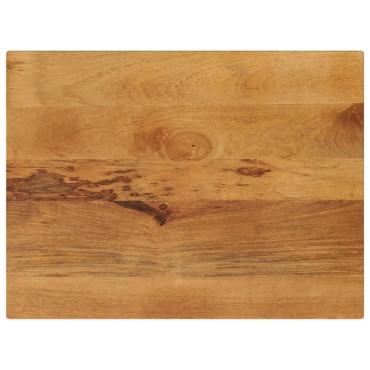 vidaXL Επιφάνεια Τραπεζιού Ορθογώνια 90x70x3,8cm Μασίφ Ξύλο Μάνγκο 1 τεμ.