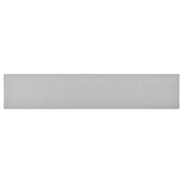 vidaXL Χαλί Διάδρομος Ανοιχτό Γκρι 80x400cm