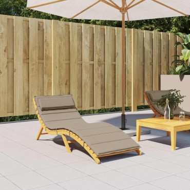 vidaXL Μαξιλάρι Ξαπλώστρας Taupe 180x60x4cm από Ύφασμα Oxford