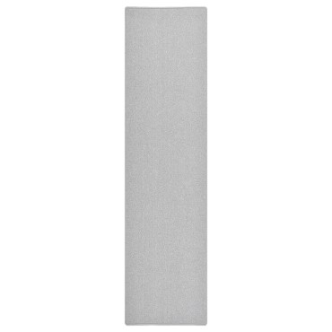 vidaXL Χαλί Διάδρομος Ανοιχτό Γκρι 80x300cm