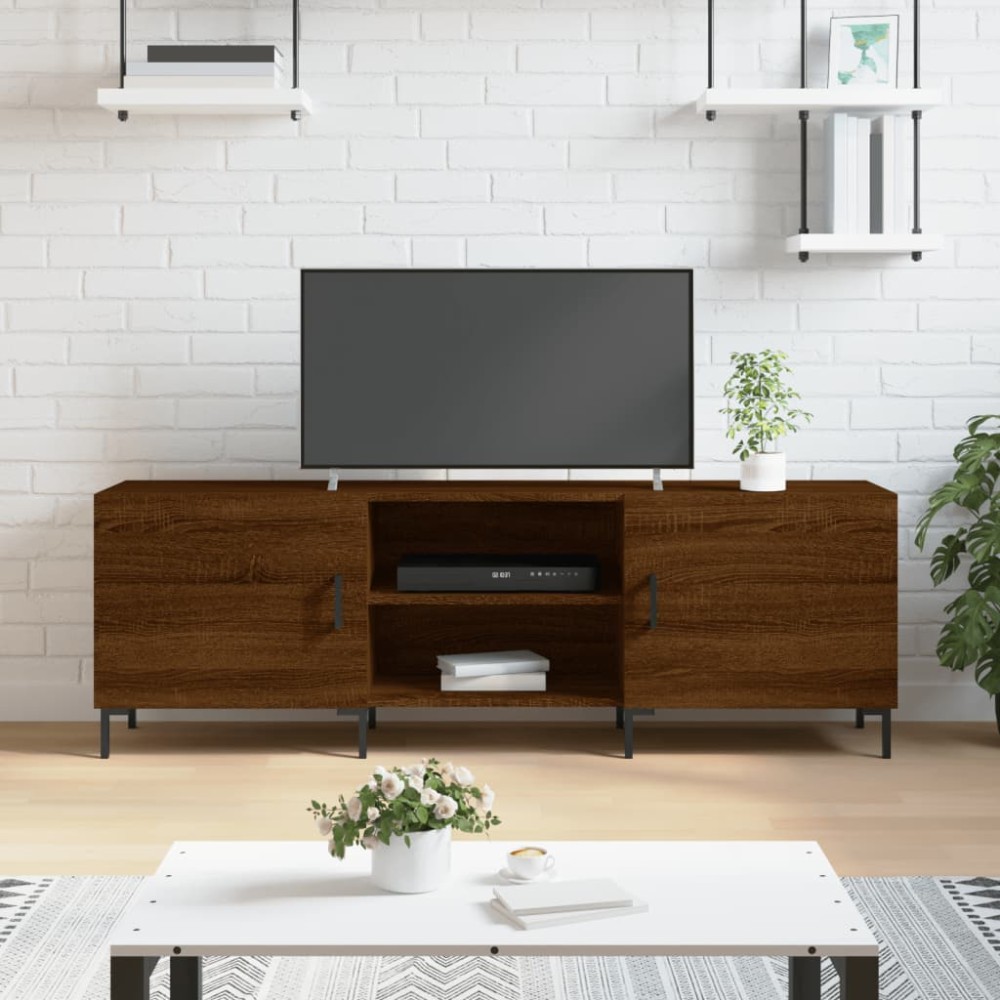 vidaXL Έπιπλο Τηλεόρασης Καφέ Δρυς 150x30x50cm Επεξ. Ξύλο