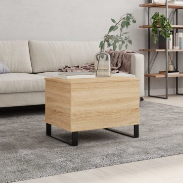 vidaXL Τραπεζάκι Σαλονιού Sonoma Δρυς 60x44,5x45cm Επεξεργασμένο Ξύλο 1 τεμ.