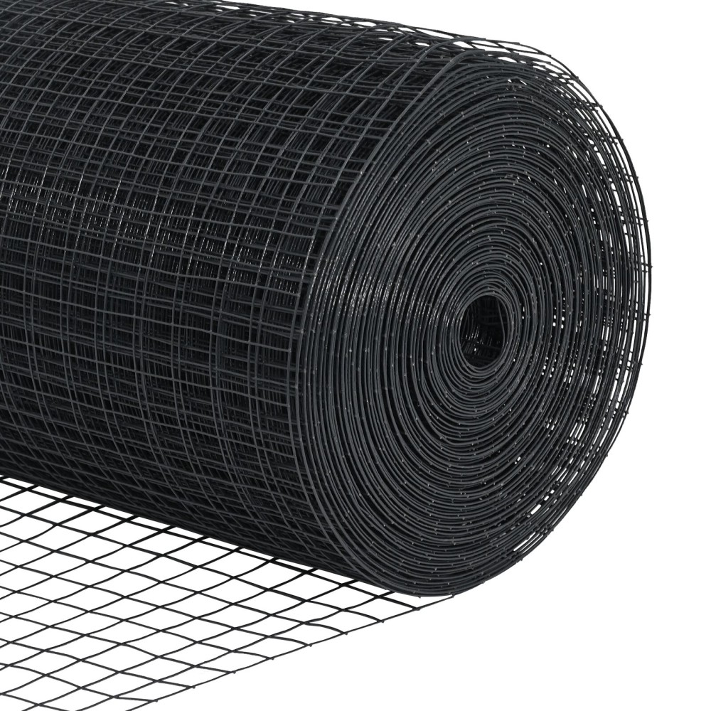 vidaXL Συρματοπλέγμα με συγκόλληση Γκρι 1,4x50 μ Σίδηρος 5000x140x0.08cm