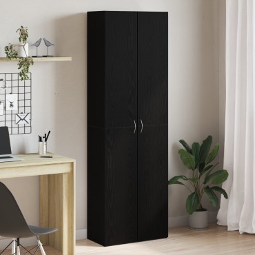 vidaXL Γραφείο Ντουλάπα Μαύρη Δρυς 60x32x190cm από Ξύλο