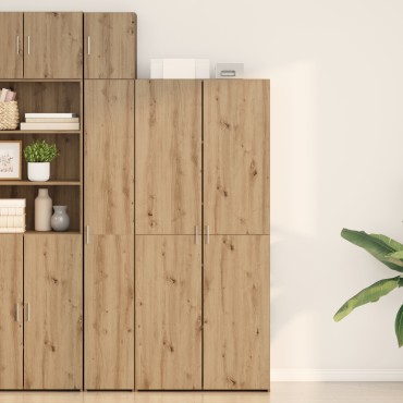 vidaXL Highboard Artisan Oak 40x42.5x185cm από κατασκευασμένο ξύλο 1 τεμ.
