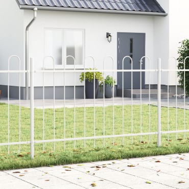 vidaXL Φράχτης Κήπου BOXTEL Λευκό 170x3,4x130cm