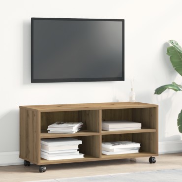 vidaXL Κονσόλα Τηλεόρασης Artisan Oak 90x35x35cm Επεξεργασμένου Ξύλου