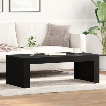 vidaXL Τραπεζάκι Καφέ Μαύρο Δρυς 102x50x35cm Επεξεργασμένο Ξύλο 1 τεμ.