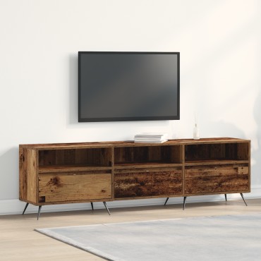 vidaXL Ντουλάπα TV Παλιού Ξύλου 150x30x44,5cm Από Μηχανικά ξύλα