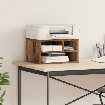 vidaXL Βάση Εκτυπωτή Παλιού Ξύλου 40x32x22,5 cm Κατασκευασμένο Ξύλο