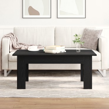 vidaXL Τραπεζάκι Σαλονιού Μαύρο Δρυς 100x60x42cm Επεξεργασμένο Ξύλο 1 τεμ.