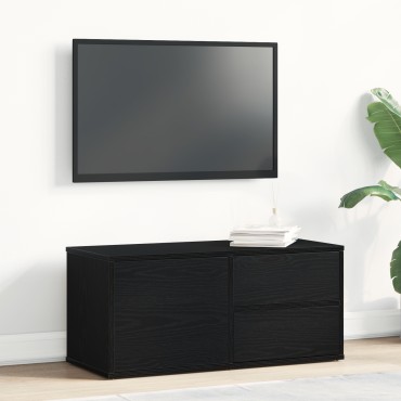 vidaXL Κονσόλα Τηλεόρασης από δρυς 80x34x35,5cm Επεξεργασμένο ξύλο