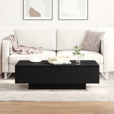 vidaXL Τραπέζι καφέ Μαύρη Δρυς 100x30x36,5cm Επεξεργασμένο ξύλο 1 τεμ.