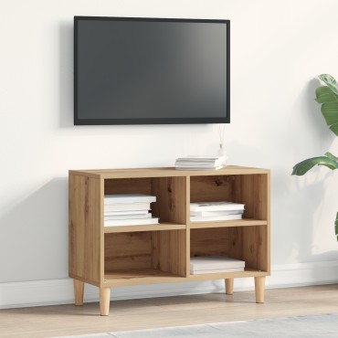 vidaXL Έπιπλο τηλεόρασης Καρυδιά τέχνης 69.5x30x50 εκ