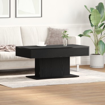 vidaXL Καφετιέρα σε Μαύρη Δρυς 96x50x45cm Ξύλο