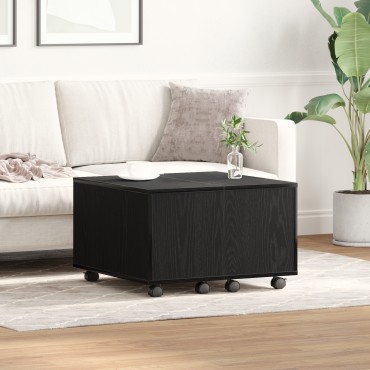 vidaXL Τραπεζάκι Καφέ Μαύρη Δρυς 60x60x38cm από Ξύλο 1 τεμ.