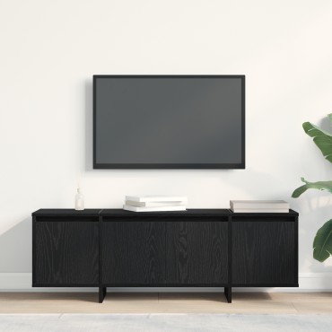 vidaXL Ντουλάπα τηλεόρασης Μαύρο Δρυς 120x30x40,5cm Ξύλο επεξεργασμένο