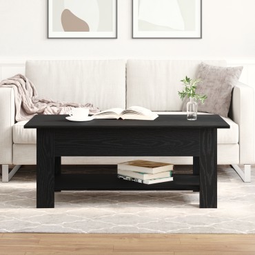 vidaXL Καφετιέρα Μαύρου Δρυς 102x55x42cm Φτιαγμένη από ξύλο