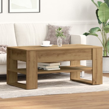 vidaXL Τραπεζάκι σαλονιού Artisan Oak 102x55x45cm από κατασκευασμένο ξύλο 1 τεμ.