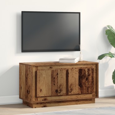 vidaXL Κονσόλα Τηλεόρασης Παλιού Ξύλου 80x35x45cm Κατασκευασμένο Ξύλο