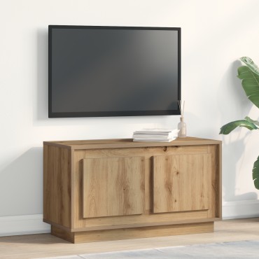 vidaXL Βαθμολογία Τηλεόρασης Artisan Oak 80x35x45cm Επεξεργασμένο ξύλο