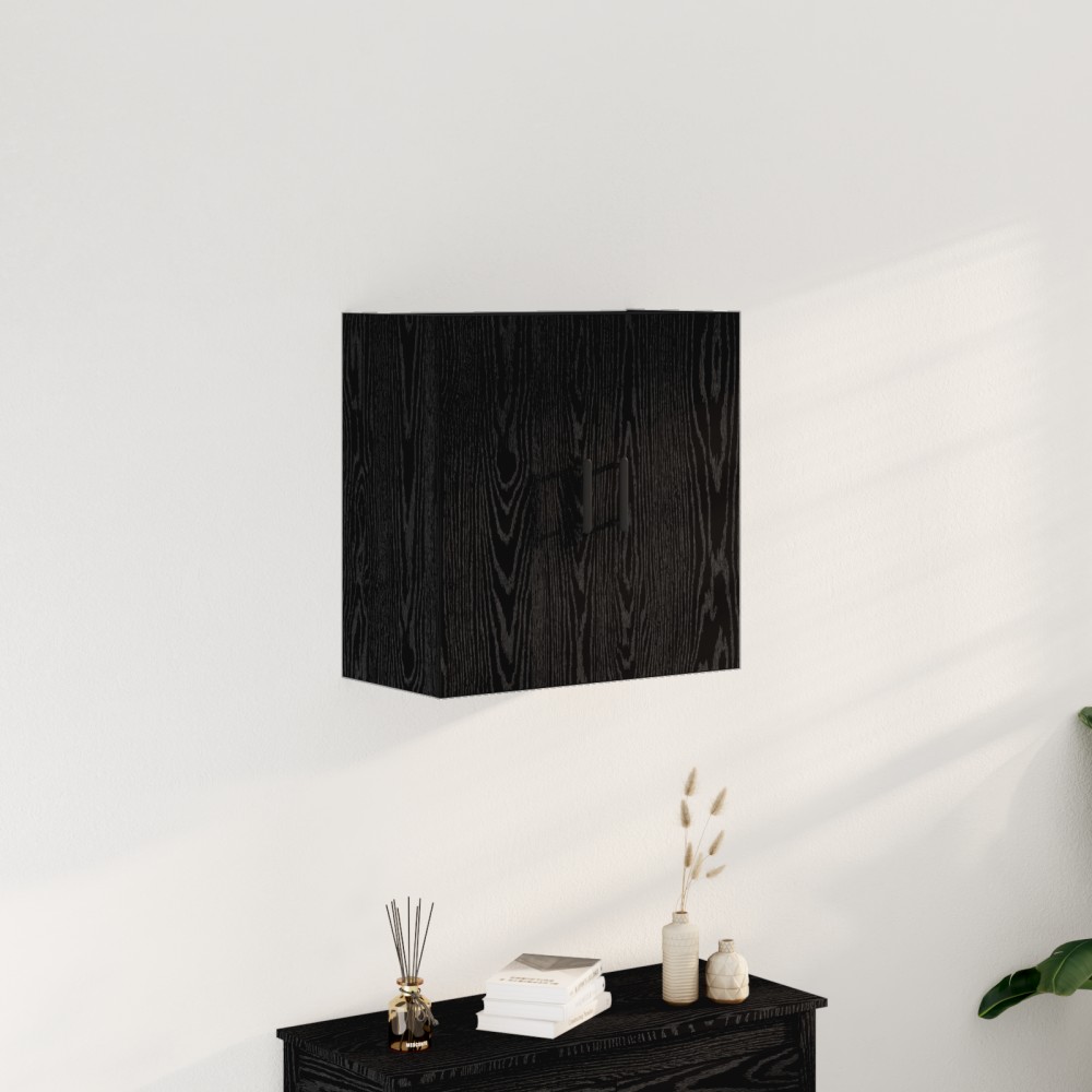 vidaXL Ντουλάπι Τοίχου Μαύρη Δρυς 60x31x60cm Επεξεργασμένο Ξύλο 1 τεμ.