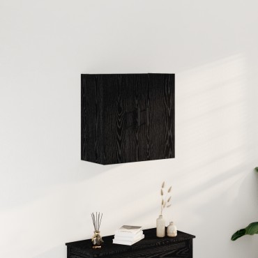 vidaXL Ντουλάπι Τοίχου Μαύρη Δρυς 60x31x60cm Επεξεργασμένο Ξύλο 1 τεμ.
