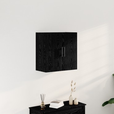 vidaXL Ντουλάπι Τοίχου Μαύρο Βακέτα 60x31x60cm Επεξεργασμένο Ξύλο 1 τεμ.