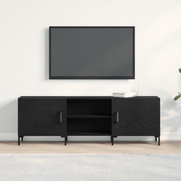 vidaXL Ντουλάπι τηλεόρασης Μαύρη Δρυς 150x30x50cm Επεξεργασμένου ξύλου