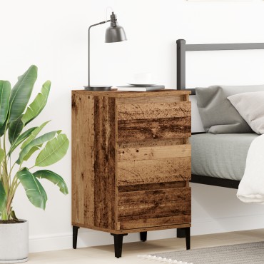 vidaXL Κομοδίνο Παλιού Ξύλου 40x35x70cm Κατασκευασμένο Ξύλο 1 τεμ.