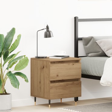 vidaXL Κομοδίνο Artisan Oak 40x35x50cm Κατασκευασμένο από τεχνητό ξύλο 1 τεμ.