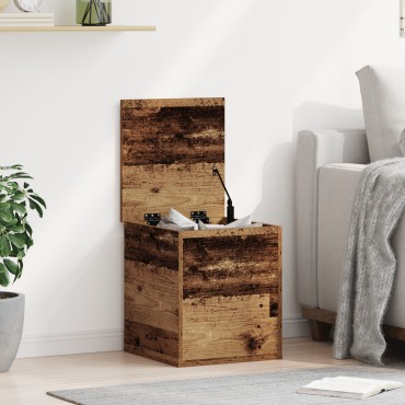 vidaXL Κουτί Αποθήκευσης από Παλιό Ξύλο 40x42x46cm 1 τεμ.