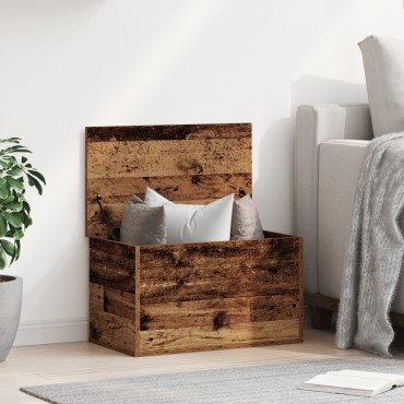 Κουτί Αποθήκευσης από Παλιό Ξύλο 60x35x35cm