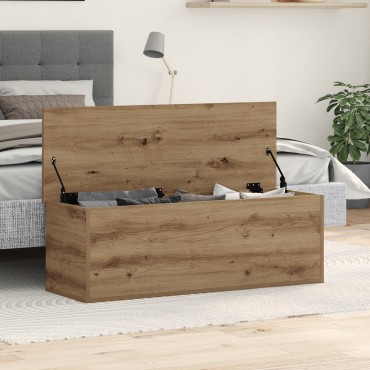 vidaXL Κουτί αποθήκευσης από καρυδιά 102x35x35cm Φτιαγμένο από ξύλο μηχανής