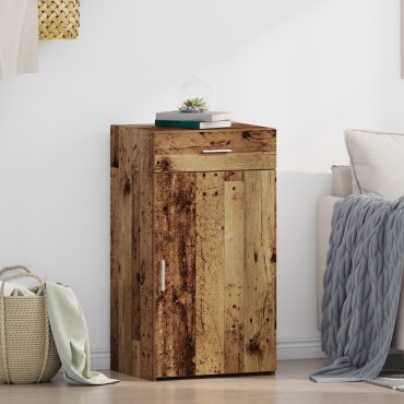 vidaXL Σύνθετο Πατάρι Παλιού Ξύλου 30x42,5x93cm Μηχανικά Ξύλινο 1 τεμ.
