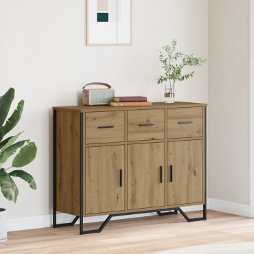 vidaXL Σαλίγκαρος Artisan Oak 97x32.5x74.5cm Επεξεργασμένο Ξύλο 1 τεμ.