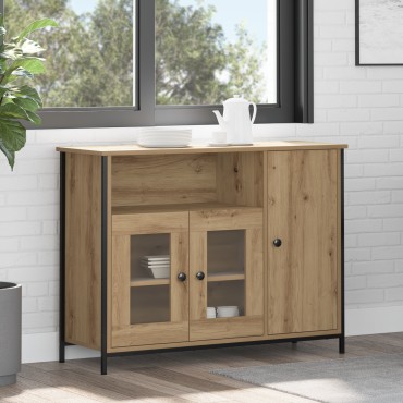 vidaXL Σαλονάκι Artisan Oak 100x35x75cm Επεξεργασμένο ξύλο 1 τεμ.