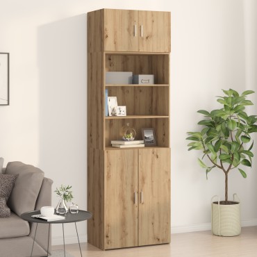 vidaXL Ντουλάπι τοίχου από δρυς 70x42,5x40cm Επεξεργασμένο ξύλο 1 τεμ.