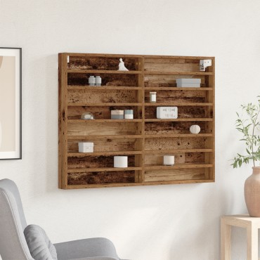 vidaXL Βιτρίνα Παγκάκι Παλιού Ξύλου 100x8,5x75cm Κατασκευασμένο Ξύλο