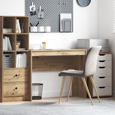 vidaXL Γραφείο Γραφής Artisan Oak Επεξεργασμένο ξύλο 100x40x76cm 1 τεμ.