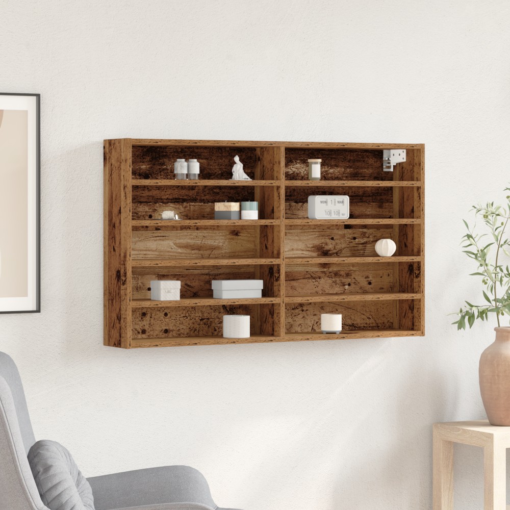 vidaXL Βιτρίνα Παλιού Ξύλου 100x15x58cm Επεξεργασμένο Ξύλο