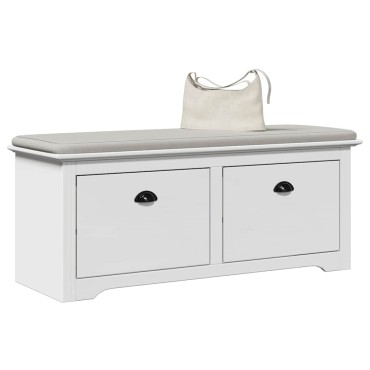 Πάγκος διαδρόμου vidaXL "BODO" Λευκό 114x40x45cm