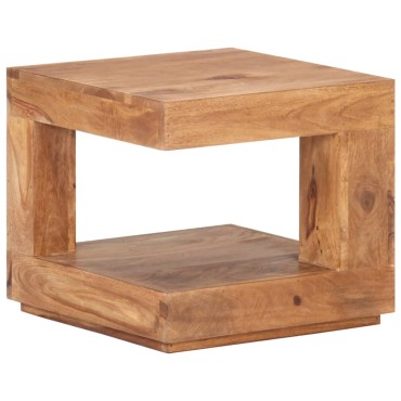vidaXL Τραπεζάκι Σαλονιού 45x45x40cm από Μασίφ Ξύλο Ακακίας 1 τεμ.
