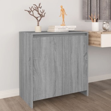 vidaXL Μπουφές Γκρι Sonoma 70x41x75cm από Επεξεργασμένο Ξύλο 1 τεμ.
