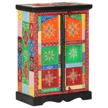 vidaXL Ντουλάπι με Πόρτες Χειροποίητο 53x30x75cm Μασίφ Ξύλο Μάνγκο 1 τεμ.