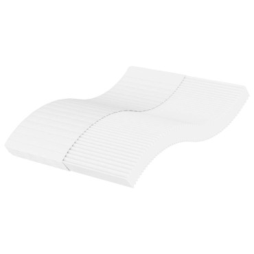vidaXL Στρώμα Αφρού Σκληρότητα H2 H3 Λευκό 140x220cm 1 τεμ. - Διπλό