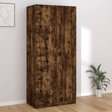 vidaXL Ντουλάπα Καπνιστή Δρυς 90x52x200cm από Επεξεργασμένο Ξύλο 1 τεμ.