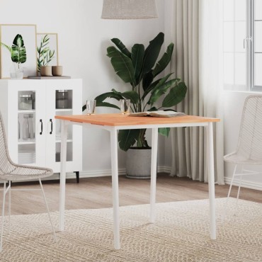vidaXL Επιφάνεια Τραπεζιού Τετράγωνη 70x70x1,5cm Μασίφ Ξύλο Οξιάς 1 τεμ.