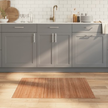 vidaXL Χαλί Ορθογώνιο Φυσικό 70x200cm Μπαμπού