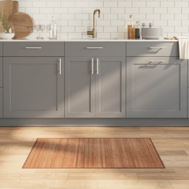 vidaXL Χαλί Ορθογώνιο Φυσικό 60x100cm Μπαμπού